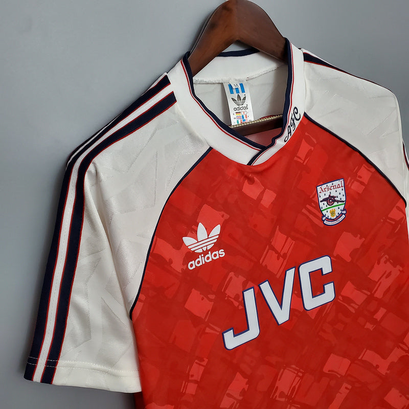 Camisa Arsenal Retrô 1990/1992 Vermelha - | Futmantos