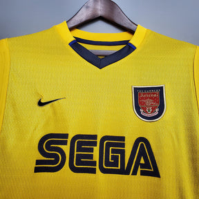 Camisa Arsenal Retrô 1999/2000 Amarela - | Futmantos