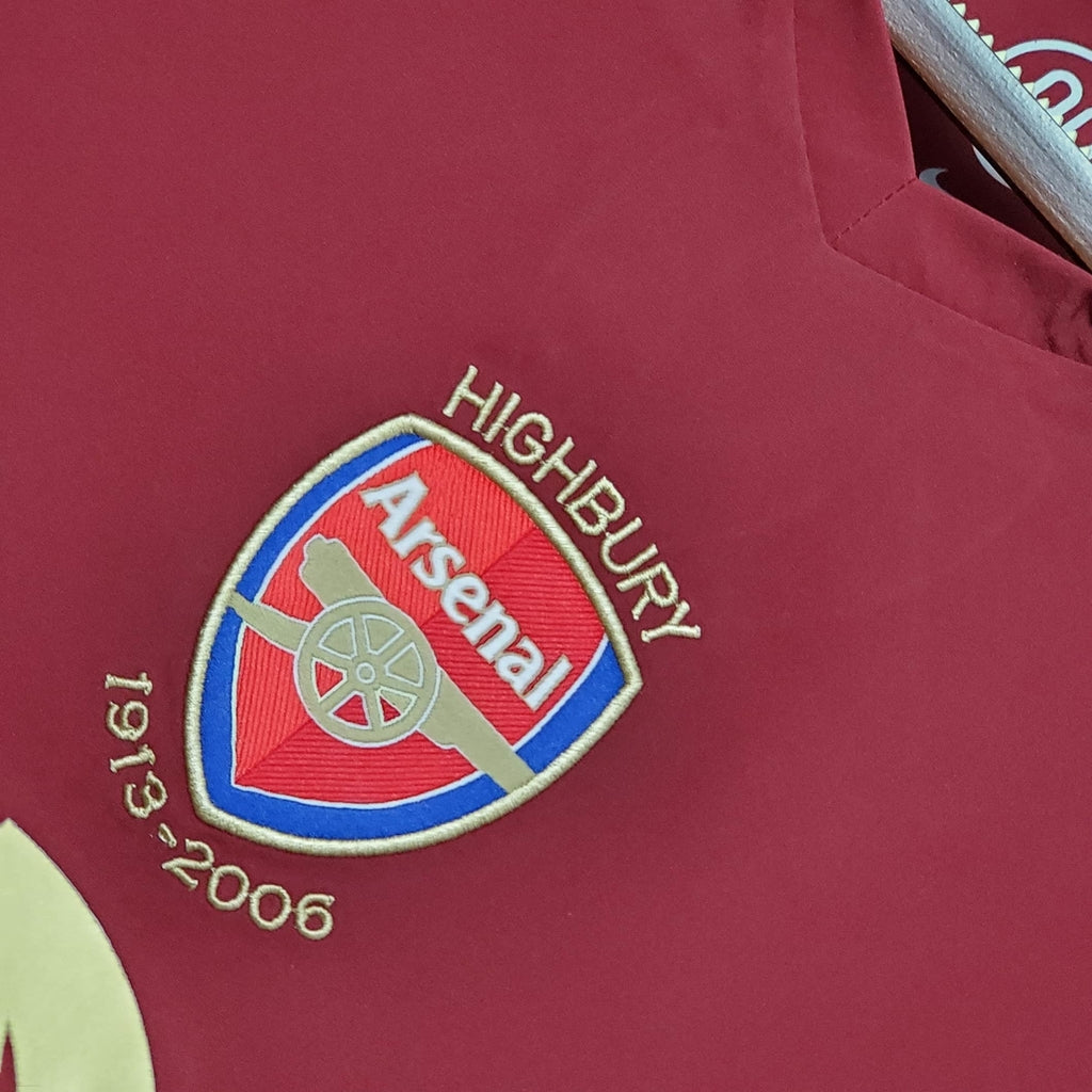 Camisa Arsenal Retrô 2005/2006 Vinho - | Futmantos