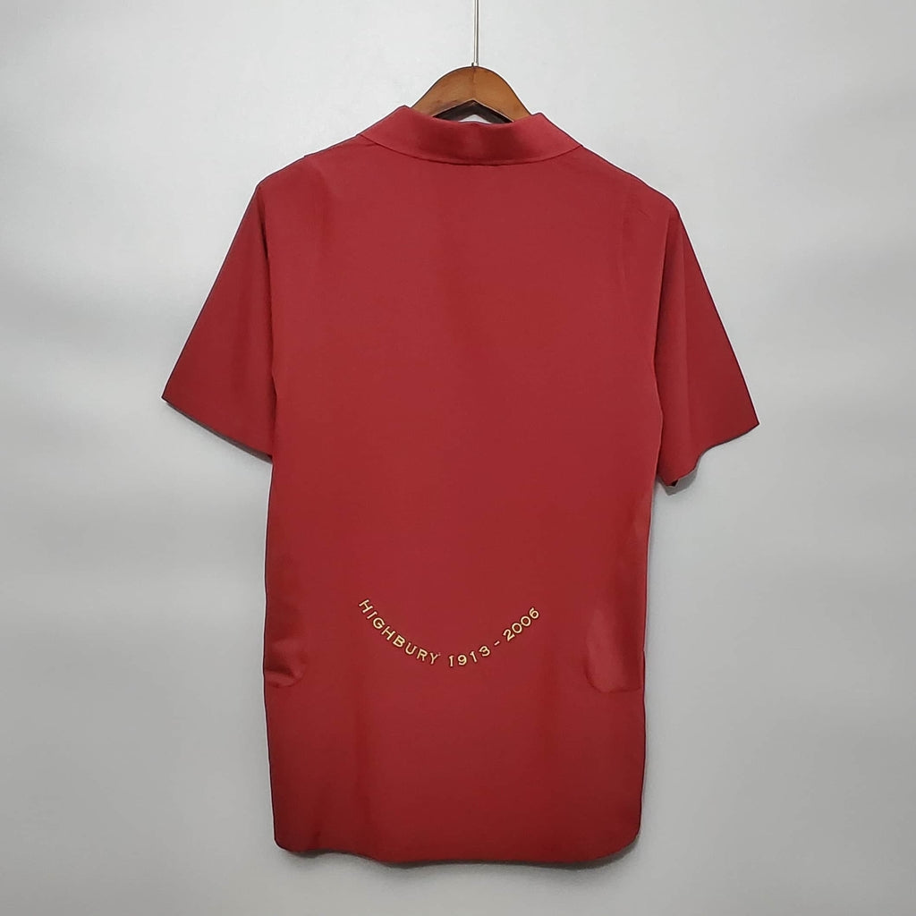 Camisa Arsenal Retrô 2005/2006 Vinho - | Futmantos