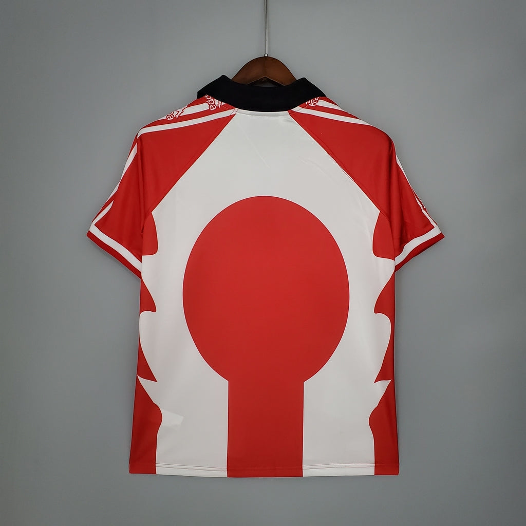 Camisa Athletic Bilbao Retrô 1997/1998 Vermelha e Branca - | Futmantos