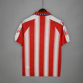 Camisa Atlético de Madrid Retrô 1994/1995 Branca e Vermelha - | Futmantos