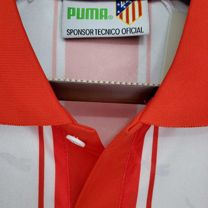 Camisa Atlético de Madrid Retrô 1994/1995 Branca e Vermelha - | Futmantos