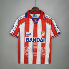 Camisa Atlético de Madrid Retrô 1996/1997 Branca e Vermelha - | Futmantos