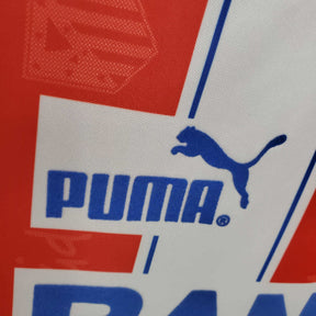 Camisa Atlético de Madrid Retrô 1996/1997 Branca e Vermelha - | Futmantos