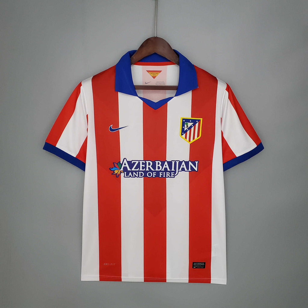 Camisa Atlético de Madrid Retrô 2014/2015 Branca e Vermelha - | Futmantos