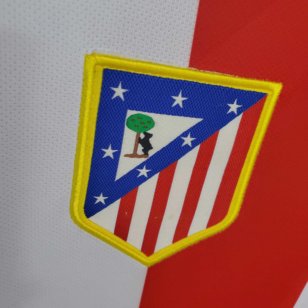 Camisa Atlético de Madrid Retrô 2014/2015 Branca e Vermelha - | Futmantos