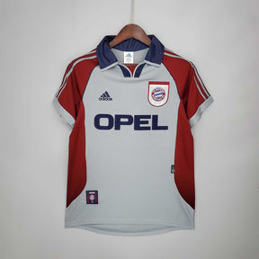 Camisa Bayern de Munique Retrô 1998/1999 Vermelha e Cinza - | Futmantos