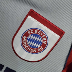 Camisa Bayern de Munique Retrô 1998/1999 Vermelha e Cinza - | Futmantos