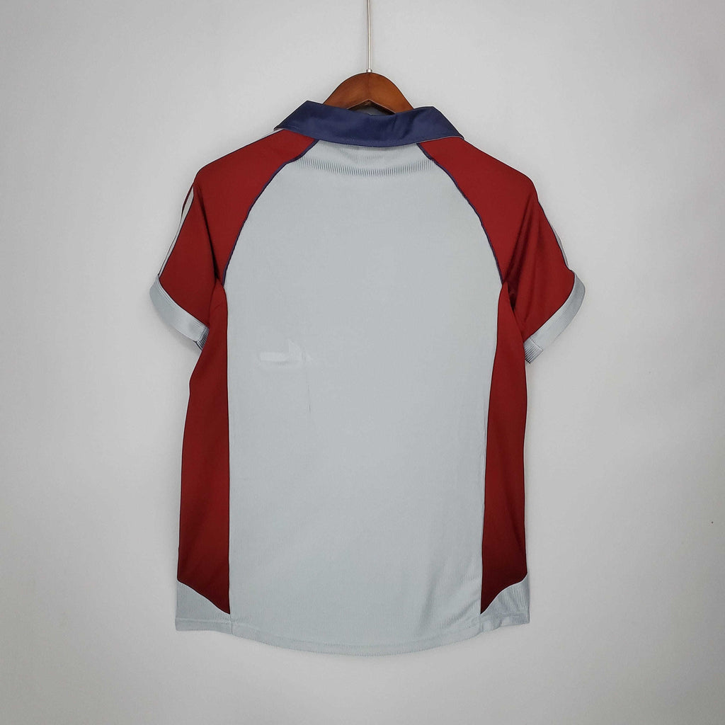 Camisa Bayern de Munique Retrô 1998/1999 Vermelha e Cinza - | Futmantos