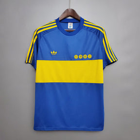 Camisa Boca Juniors Retrô 1981 Azul e Amarela - | Futmantos