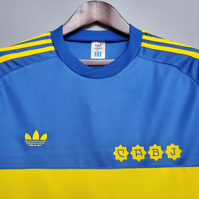 Camisa Boca Juniors Retrô 1981 Azul e Amarela - | Futmantos