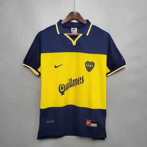 Camisa Boca Juniors Retrô 1999 Azul e Amarela - | Futmantos