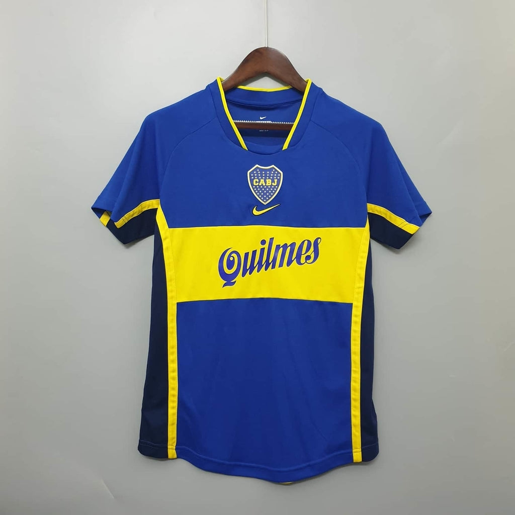 Camisa Boca Juniors Retrô 2001 Azul e Amarela - | Futmantos