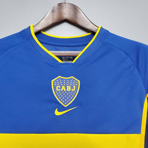 Camisa Boca Juniors Retrô 2002 Azul e Amarela - | Futmantos