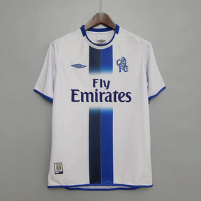 Camisa Chelsea Retrô 2003/2005 Azul e Branca - | Futmantos