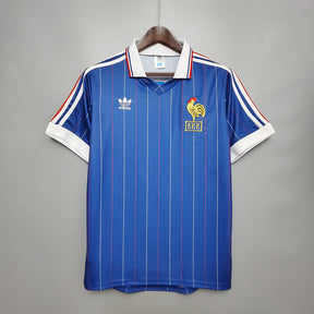 Camisa França Retrô 1982 Azul - | Futmantos