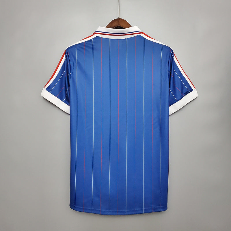 Camisa França Retrô 1982 Azul - | Futmantos
