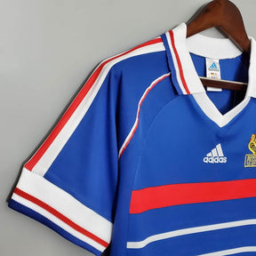 Camisa França Retrô 1998 Azul - | Futmantos