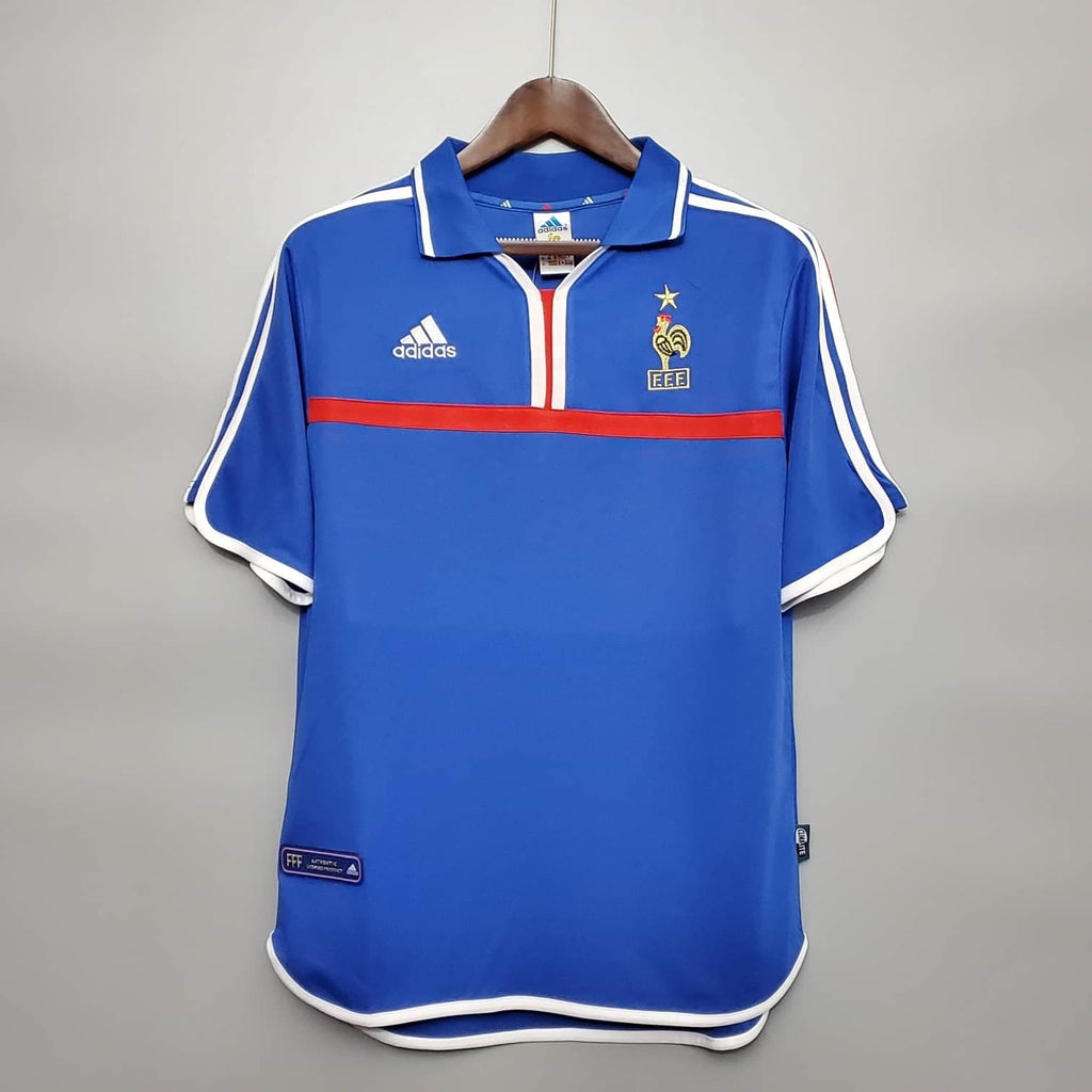Camisa França Retrô 2000 Azul - | Futmantos