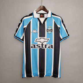 Camisa Grêmio Retrô 2000 Azul e Preta - | Futmantos