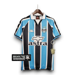 Camisa Grêmio Retrô 2000 Azul e Preta - | Futmantos