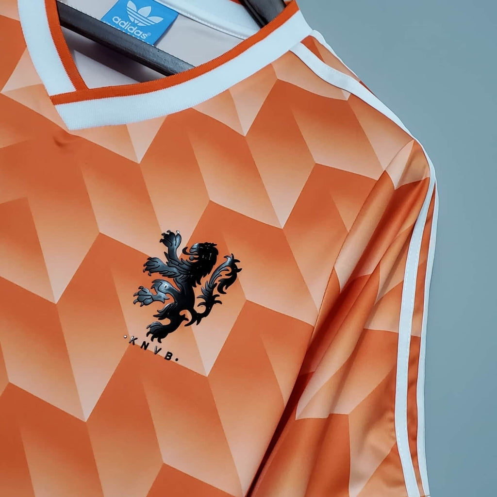 Camisa Holanda Retrô 1988 Laranja - | Futmantos