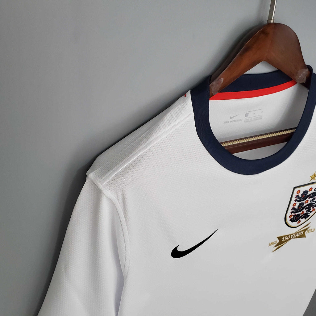 Camisa Inglaterra Retrô 2013 Branca - | Futmantos