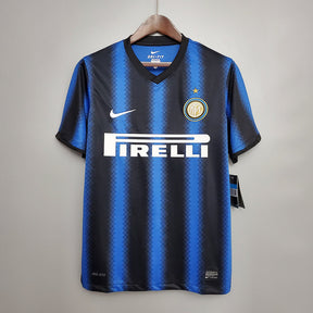 Camisa Inter de Milão Retrô 2010/2011 Azul e Preta  | Futmantos