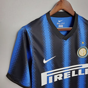 Camisa Inter de Milão Retrô 2010/2011 Azul e Preta  | Futmantos