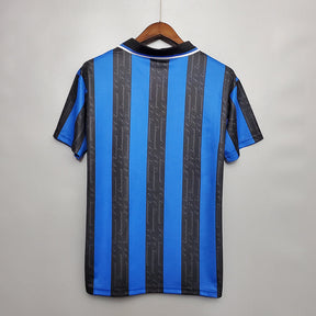 Camisa Inter de Milão Retrô 1997/1998 Azul e Preta - | Futmantos
