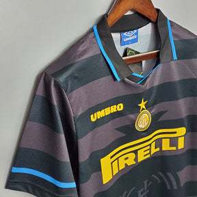Camisa Inter de Milão Retrô 1997/1998 Cinza - | Futmantos