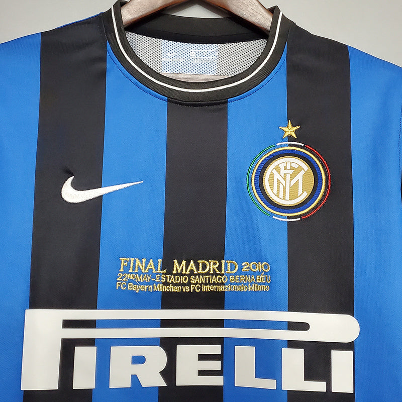 Camisa Inter de Milão Retrô 2010 Azul e Preta - | Futmantos
