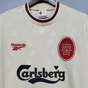 Camisa Liverpool Retrô 1996/1997 Branca - | Futmantos