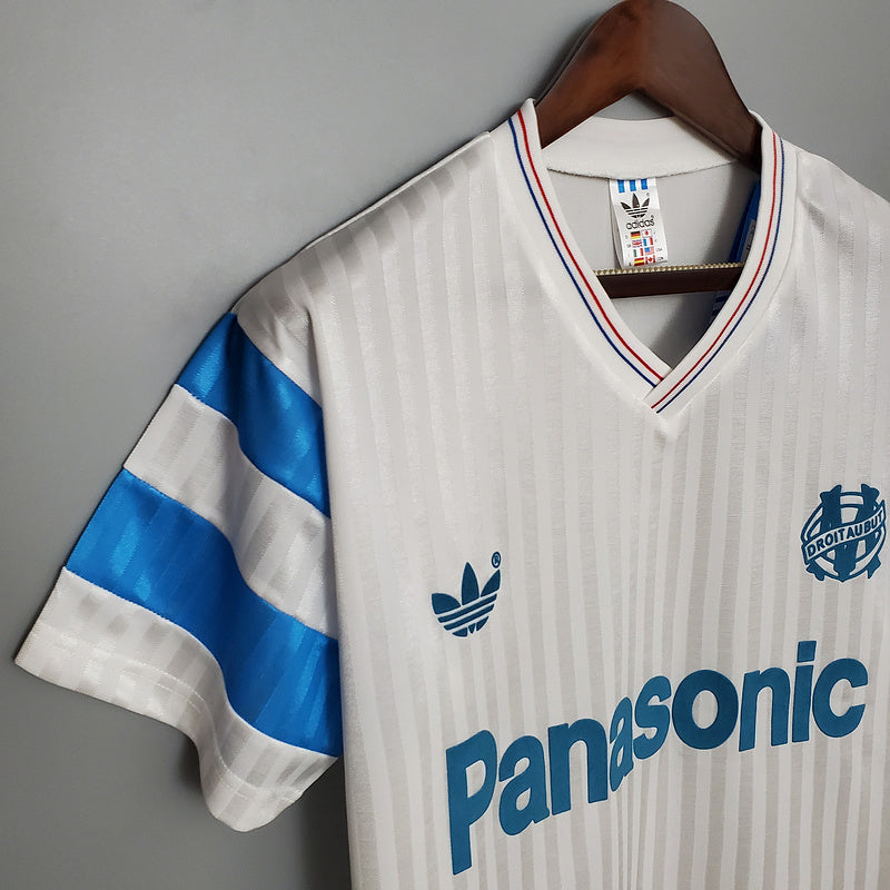 Camisa Marseille Retrô 1990 Branca - | Futmantos