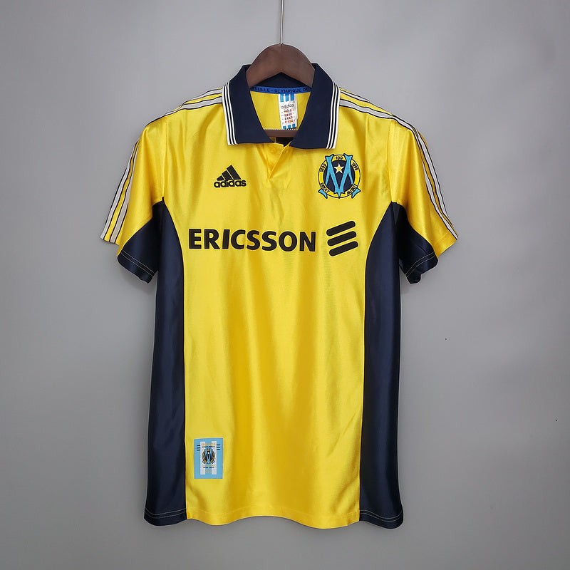 Camisa Marseille Retrô 1998/1999 Amarela - | Futmantos