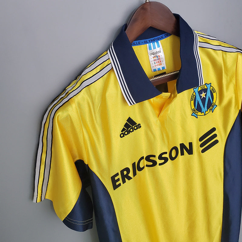 Camisa Marseille Retrô 1998/1999 Amarela - | Futmantos