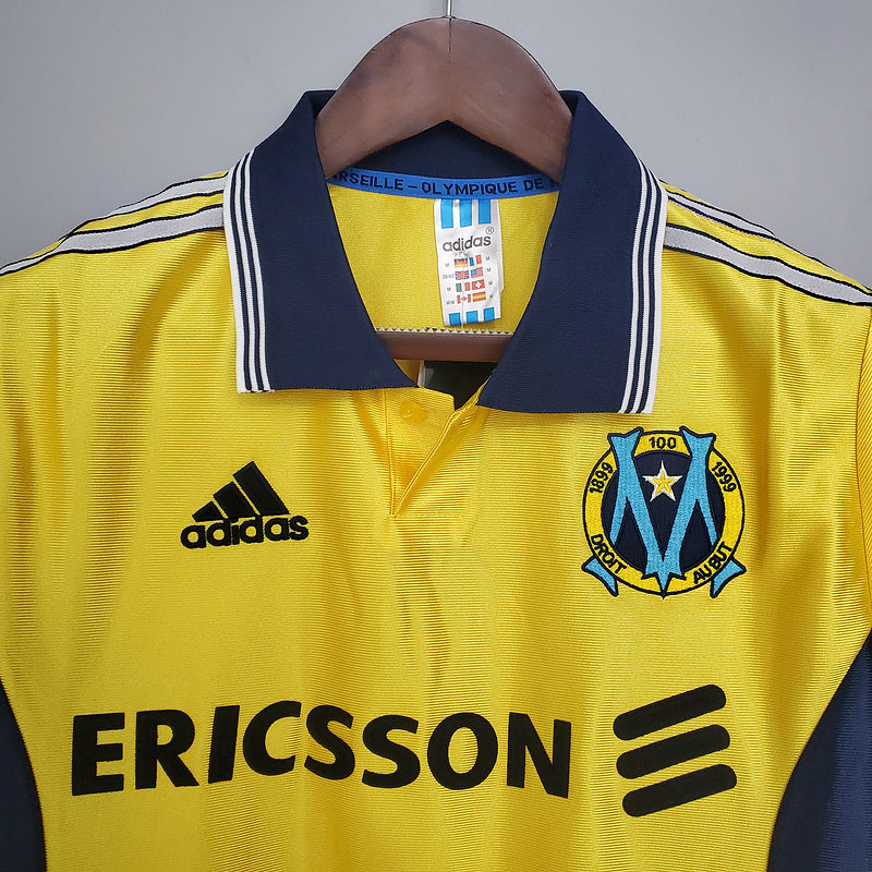 Camisa Marseille Retrô 1998/1999 Amarela - | Futmantos