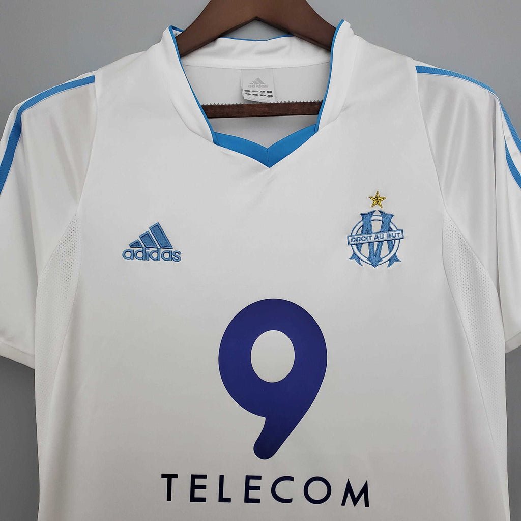Camisa Marseille Retrô 2002/2003 Branca - | Futmantos