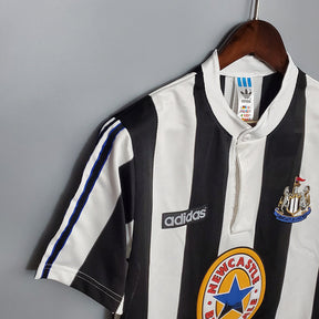 Camisa Newcastle Retrô 1995/1997 Preta e Branca - | Futmantos