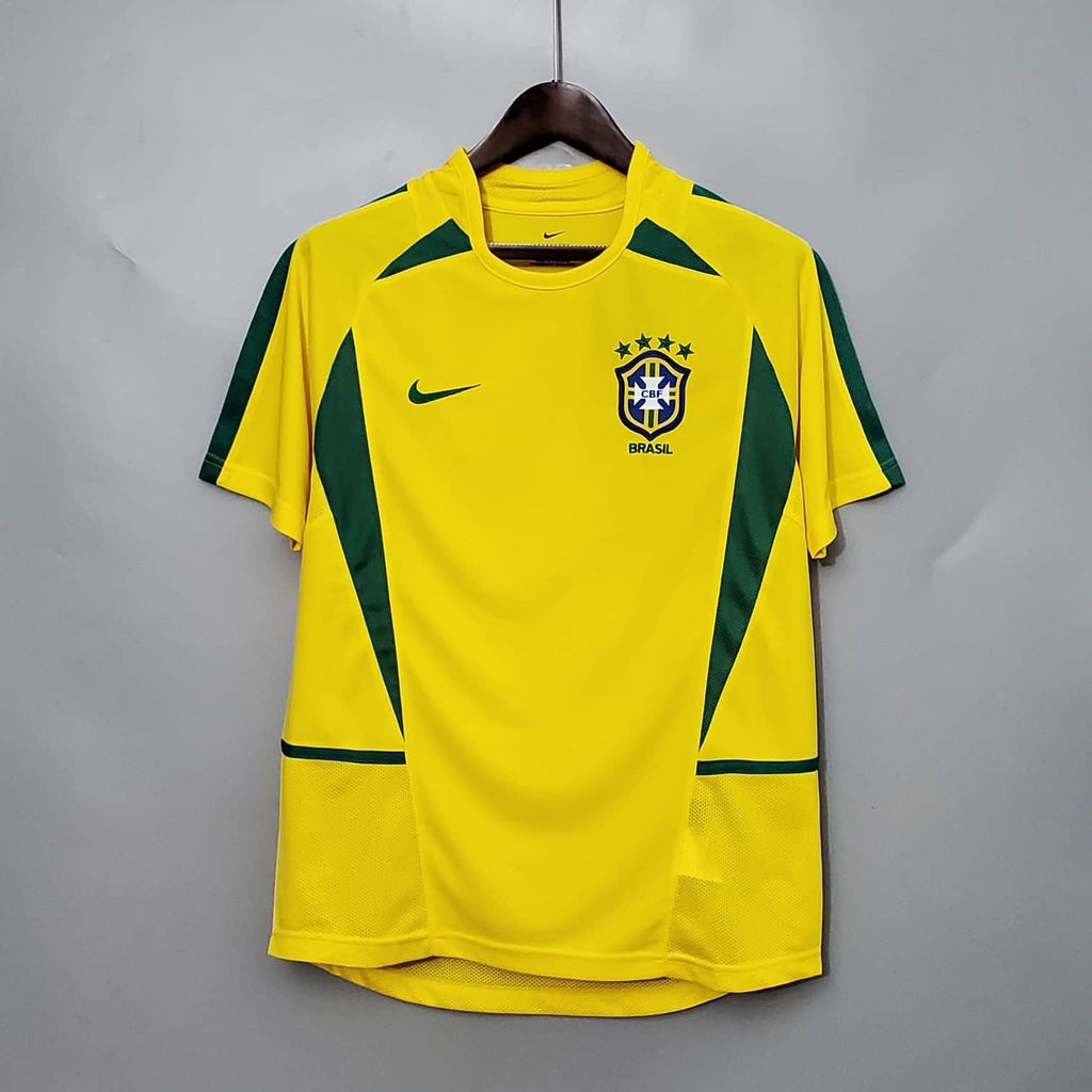 Camisa Seleção Brasileira Retrô 2002 Amarela - | Futmantos