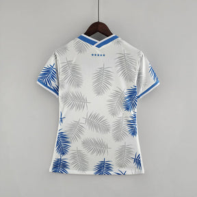 Camisa Feminina Seleção Brasil - Branca - Conceito Floresta Amazônica