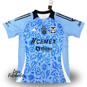 Camisa Goleiro Tigres 23/24 - Azul  | Futmantos