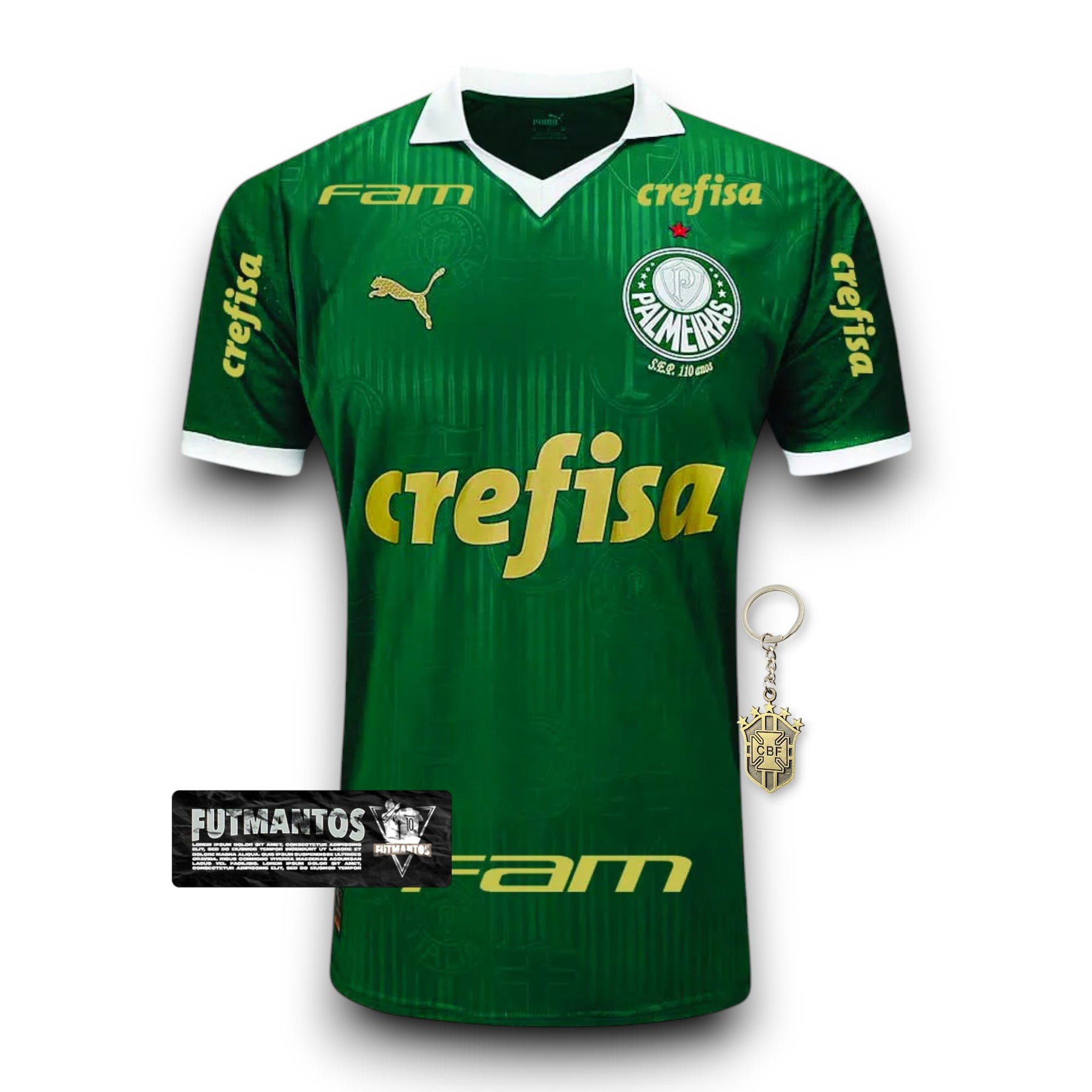 Camisa Palmeiras 24/25 - Com patrocínios | Futmantos
