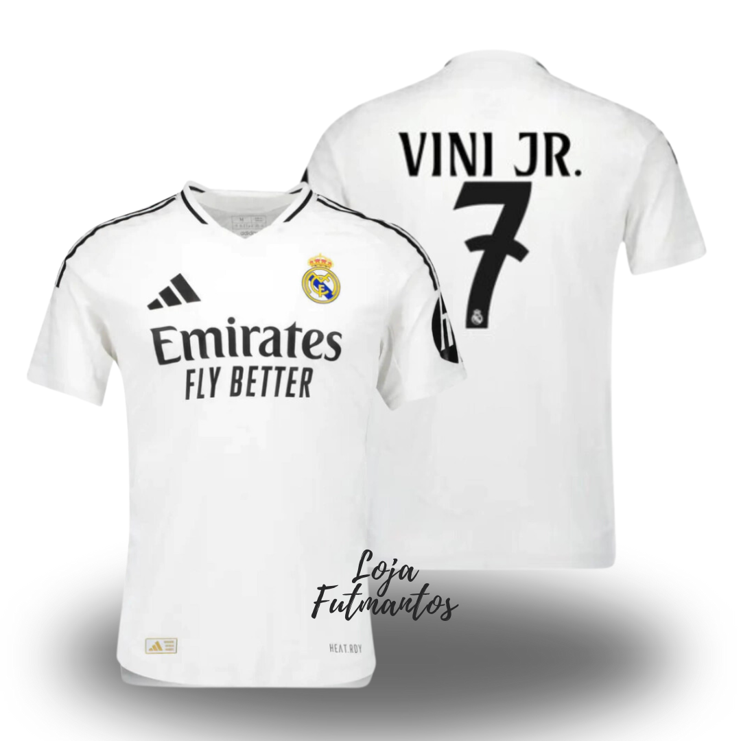 Camisa Real Madrid 24/25 - Vini Jr. #7 | Futmantos