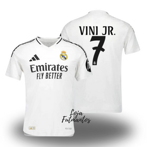 Camisa Real Madrid 24/25 - Vini Jr. #7 | Futmantos