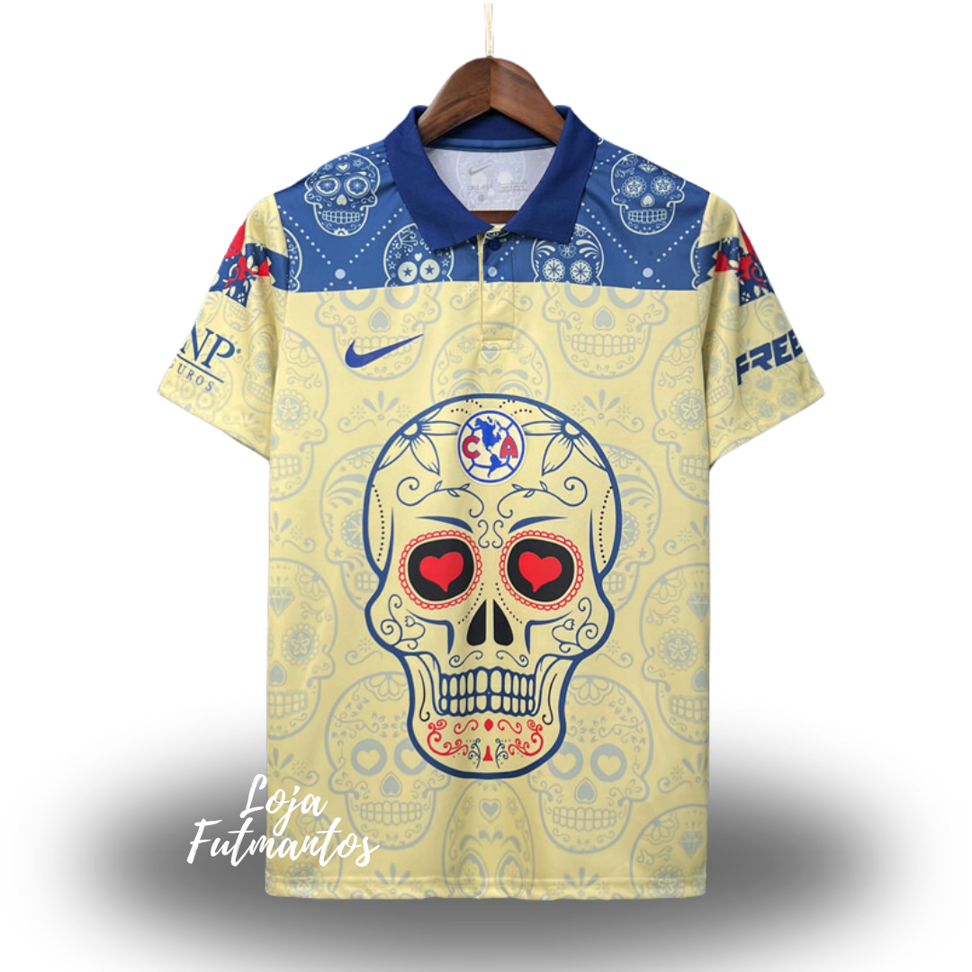 Camisa América do México 23/24 - Amarela Ed. Halloween | Futmantos