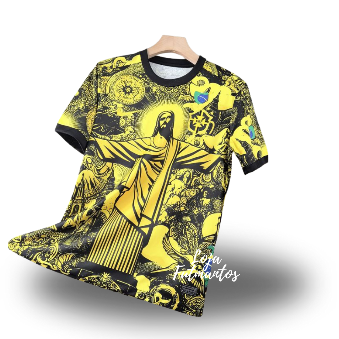 Camisa Brasil 24/25 - Edição Cristo Redentor | Futmantos