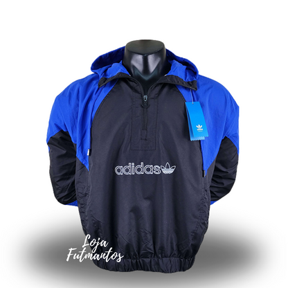 Corta Vento - Azul/Preto