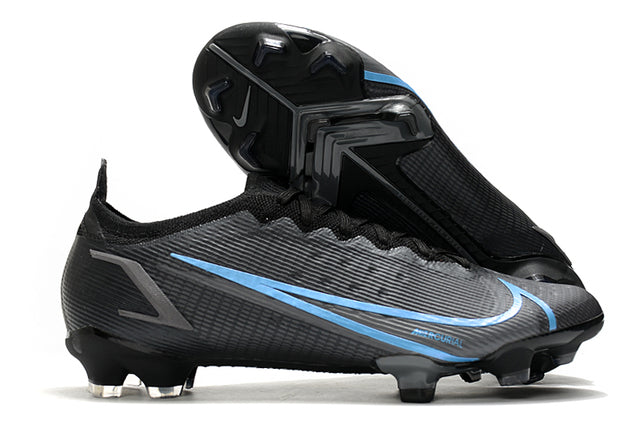 Chuteira Campo Nike Mercurial Vapor 14 Elite FG Black/Blue - Low